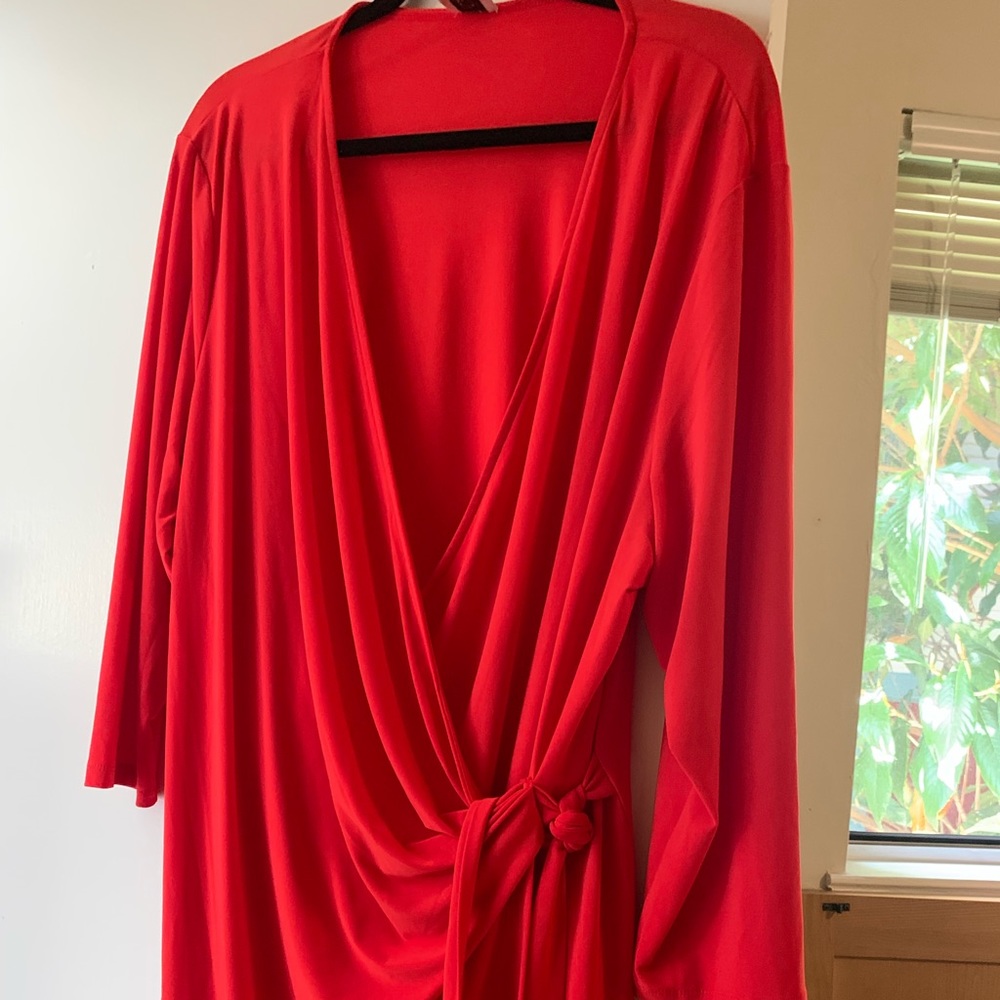 Anne Klein Sexy Red Tunic